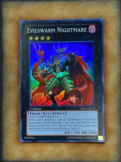Yugioh Evilswarm Nightmare HA07-EN023 Super Rare 1st Ed NM - Image 1