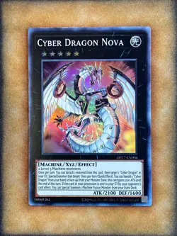 Yugioh Cyber Dragon Nova OP17-EN006 Super Rare NM - Image 1
