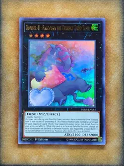 Yugioh Number 41: Bagooska the Terribly Tired Tapir BLRR-EN085 Ultra Rare 1st NM - Image 1