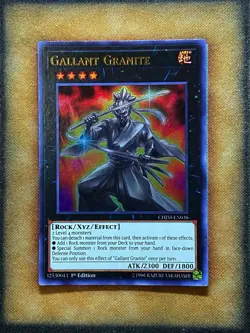 Yugioh Gallant Granite CHIM-EN036 Ultra Rare 1st Ed VLP - Image 1