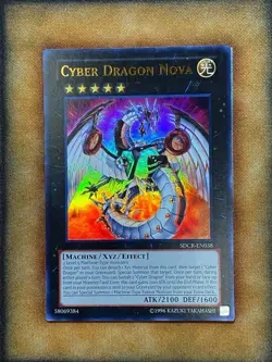 Yugioh Cyber Dragon Nova SDCR-EN038 Ultra Rare NM - Image 1