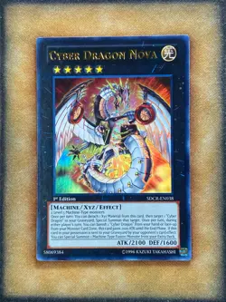 Yugioh Cyber Dragon Nova SDCR-EN038 Ultra Rare 1st Ed NM - Image 1