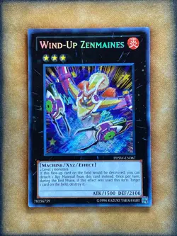 Yugioh Wind-Up Zenmaines PHSW-EN087 Secret Rare NM - Image 1