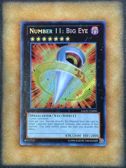 Yugioh Number 11: Big Eye GAOV-EN090 Secret Rare NM - Image 1