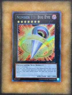 Yugioh Number 11: Big Eye GAOV-EN090 Secret Rare NM - Image 1