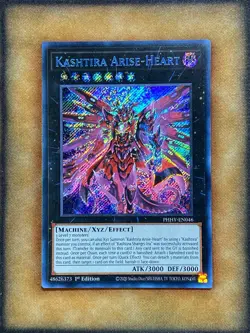 Yugioh Kashtira Arise-Heart PHHY-EN046 Secret Rare 1st Ed NM - Image 1