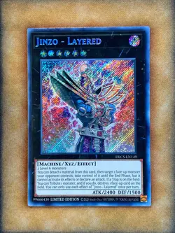 Yugioh Jinzo - Layered DLCS-EN149 Secret Rare Limited Edition NM - Image 1