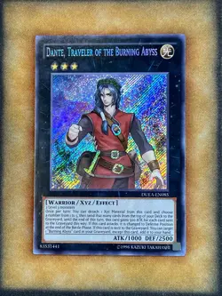 Yugioh Dante, Traveler Of The Burning Abyss DUEA-EN085 Secret Rare NM - Image 1