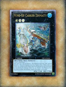 Yugioh Wind-Up Carrier Zenmaity ORCS-EN044 Ultimate Rare 1st Ed NM - Image 1