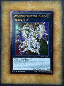 Yugioh Stellarknight Constellar Diamond SECE-EN051 Ultimate Rare 1st Ed NM - Image 1