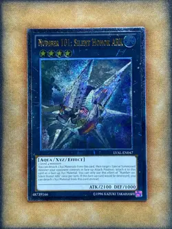 Yugioh Number 101: Silent Honor ARK LVAL-EN047 Ultimate Rare NM - Image 1