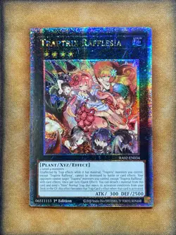 Yugioh Traptrix Rafflesia RA02-EN034 Quarter Century Rare 1st Ed NM - Image 1