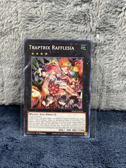 Yugioh Traptrix Rafflesia RA02-EN034 Quarter Century Rare 1st Ed NM - Image 1