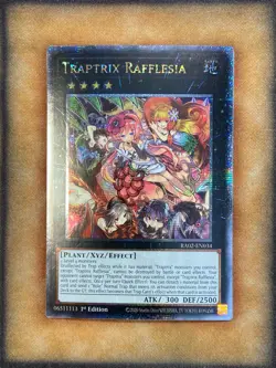 Yugioh Traptrix Rafflesia RA02-EN034 Quarter Century Rare 1st Ed NM - Image 1