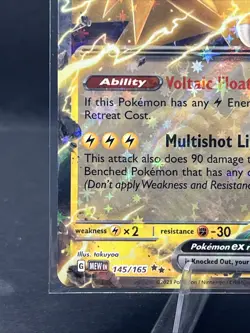 Pokemon TCG Zapdos EX 145/165 S&V 151 Double Rare Card (NM Condition) - Image 4