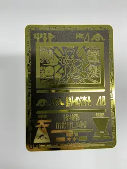 Gold Metal 1999-2000 Wizards Pokemon Card-Collectible Gift Display！！GOOD~ - Image 1