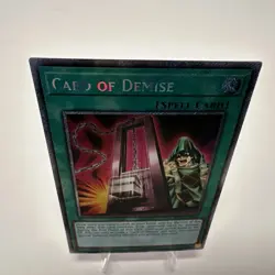 Card of Demise (Platinum Secret Rare) RA03-EN265 Quarter Century Bonanza 1st... - Image 4