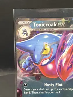 Pokemon TCG Toxicroak EX 131/198 Scarlet & Violet Double Rare Card NM Condition - Image 3