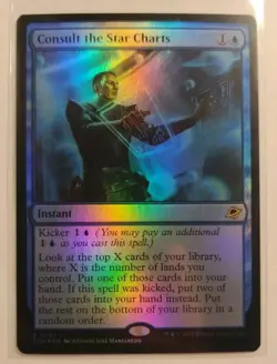 MTG Consult the Star Charts - 51 Foil EOE NM Magic the Gathering - Image 1