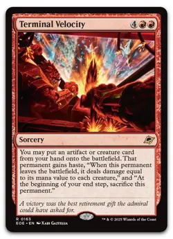 Terminal Velocity #163 (NM) Edge of Eternities EOE Magic MTG - Image 1