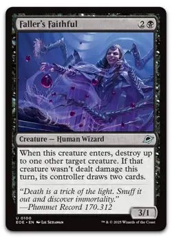 Faller's Faithful #100 (NM) Edge of Eternities EOE Magic MTG - Image 1