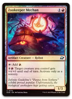 Zookeeper Mechan #170 (Foil) (NM) Edge of Eternities EOE Magic MTG - Image 1