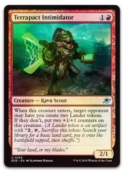 Terrapact Intimidator #164 (Foil) (NM) Edge of Eternities EOE Magic MTG - Image 1