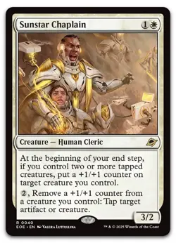 Sunstar Chaplain #40 (NM) Edge of Eternities EOE Magic MTG - Image 1