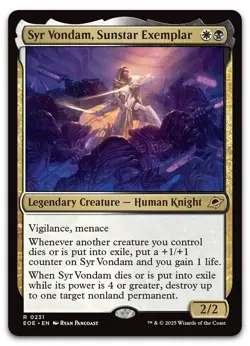 Syr Vondam, Sunstar Exemplar #231 (NM) Edge of Eternities EOE Magic MTG - Image 1