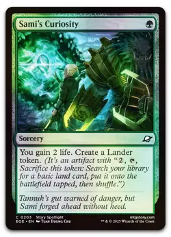 Sami's Curiosity #203 (Foil) (NM) Edge of Eternities EOE Magic MTG - Image 1