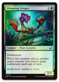Blooming Stinger #174 (Foil) (NM) Edge of Eternities EOE Magic MTG - Image 1