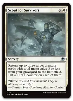 Scout for Survivors #33 (NM) Edge of Eternities EOE Magic MTG - Image 1