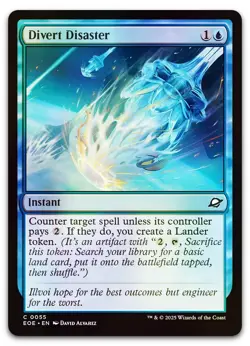 Divert Disaster #55 (Foil) (NM) Edge of Eternities EOE Magic MTG - Image 1