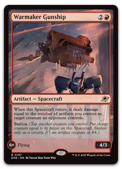 Warmaker Gunship #167 (NM) Edge of Eternities EOE Magic MTG - Image 1