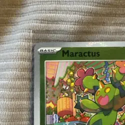 Maractus White Flare Black Bolt Pokeball Pokemon Mint 008/086 - Image 5