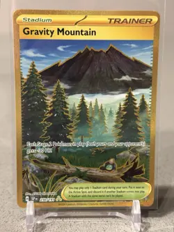 2024 POKEMON SSP EN-SURGING SPARKS HYPER RARE #250 GRAVITY MOUNTAIN NM - Image 1