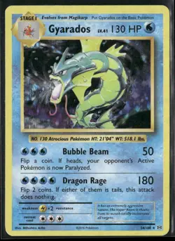 Gyarados 34/108 Holo - Pokemon TCG XY: Evolutions 2016 - Image 1