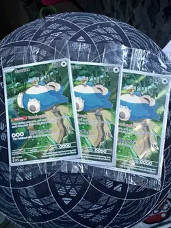 (3) 2023 Pokemon SVP Scarlet & Violet 151 Black Star Promo Snorlax Sealed Lot - Image 1