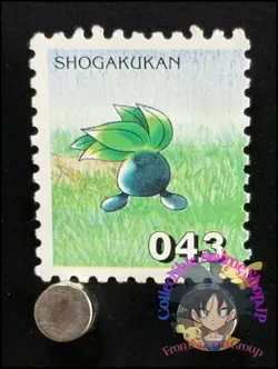 Oddish Pokemon Stamp Card Japanese Shogakukan Nintendo Game Anime TCG F - Image 1