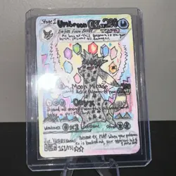 Pokemon Umbreon ex 161/131 SIR Prismatic Evolutions Hand Drawn Art Card! - Image 1