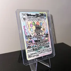 Pokemon Umbreon ex 161/131 SIR Prismatic Evolutions Hand Drawn Art Card! - Image 3