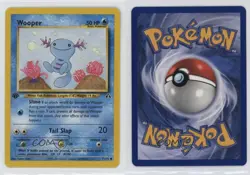 Wooper 1st Ed. Pokemon Neo Discovery #71 2001 1j5g - Image 3