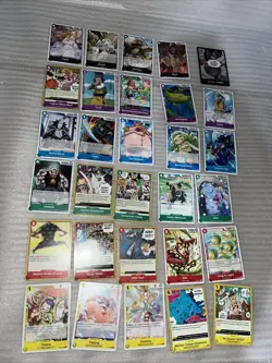 One Piece Card Game Lot Of 30 Cards (Multi Set) - Image 1