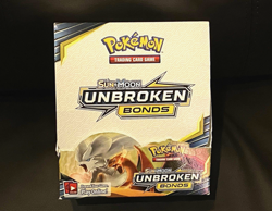 OPEN/EMPTY! 2019 Pokemon Sun and Moon Unbroken Bonds Booster Box - For Display - Image 1