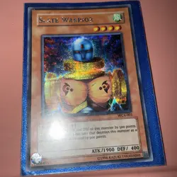 Yugioh Card "Slate Warrior" 15AX-KRY12 Millennium Rare Korean Ver Silver Unlimit - Image 1