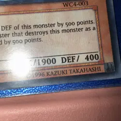 Yugioh Card "Slate Warrior" 15AX-KRY12 Millennium Rare Korean Ver Silver Unlimit - Image 2