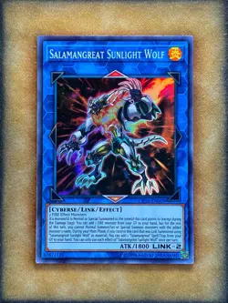 Yugioh Salamangreat Sunlight Wolf OP10-EN009 Super Rare NM - Image 1