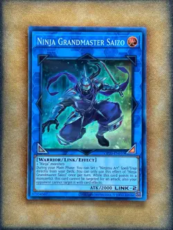 Yugioh Ninja Grandmaster Saizo OP20-EN010 Super Rare NM - Image 1