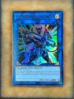 Yugioh Xtra HERO Dread Decimator LEHD-ENA00 Ultra Rare 1st Ed NM - Image 1