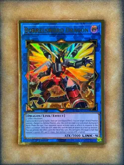 Yugioh Borrelsword Dragon MAGO-EN039 Gold Rare Alt Art 1st Ed NM - Image 1